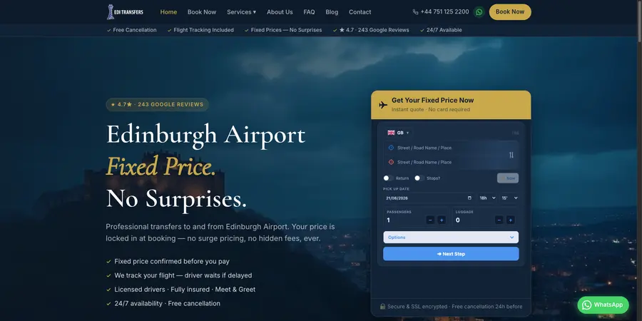 EDI Transfers website homepage